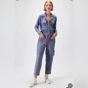 Rue Stiic, Arya Jumpsuit Denim Chambray, NEW w/o tag. Never worn. Size small.